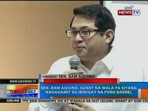 NTG: Sen. Bam Aquino, iginiit na wala pa siyang nagagamit sa ibinigay na pork barrel