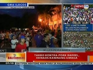 BT: Takbo vs-pork barrel, idinaos kaninang umaga sa Ilocos Sur