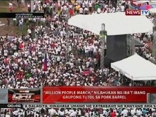 QRT: 'Million People March', nilahukan ng iba't ibang grupong tutol sa pork barrel