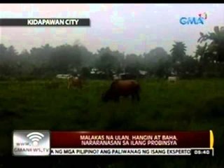 24 Oras: Malakas na ulan, hangin at baha, nararanasan sa ilang probinsya