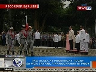 NTG: Pag-alala at pagbibigay-pugay sa mga bayani, pinangunahan ni PNoy