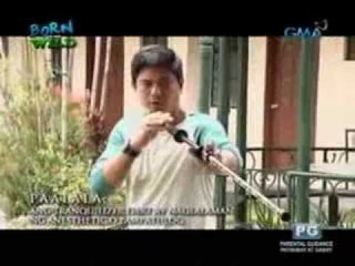 Wildlife vet Nielsen Donato makes improvised tranquilizer darts