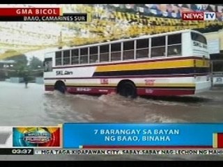 BP: 7 barangay sa bayan ng Baao, CamSur, binaha