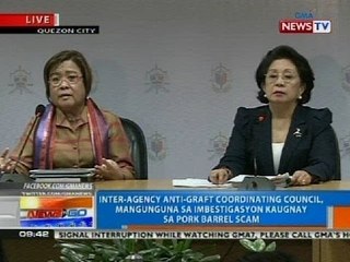 NTG: Presscon ng Inter-agency Anti-graft Coordinationg Council sa Ombudsman