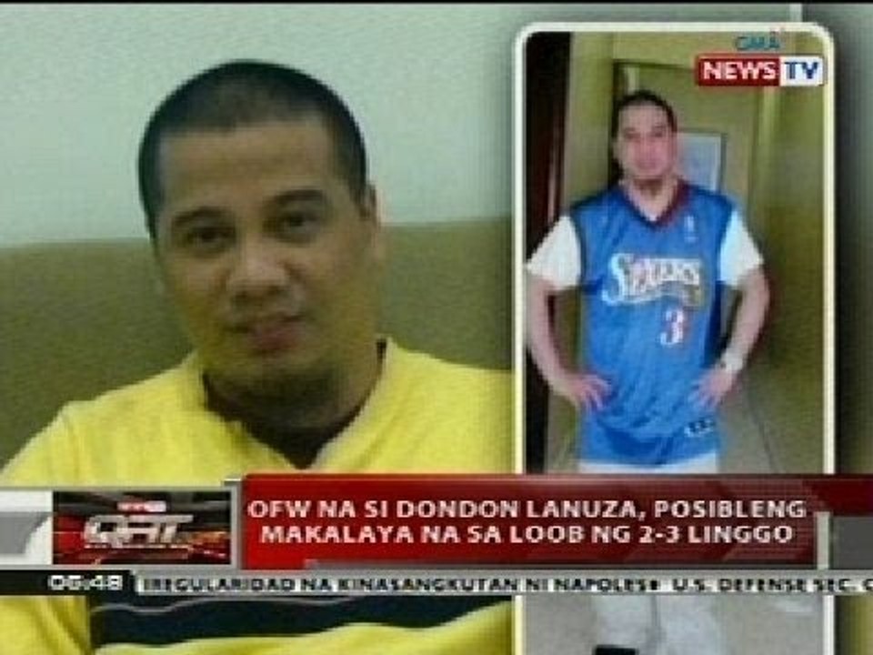 QRT: OFW na si Dondon Lanuza, posibleng makalaya na sa loob ng 2-3 linggo