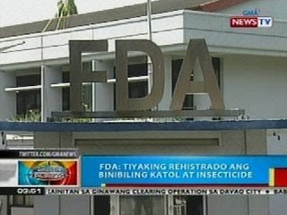 BP: FDA: Tiyaking rehistrado ang binibiling katol at insecticide