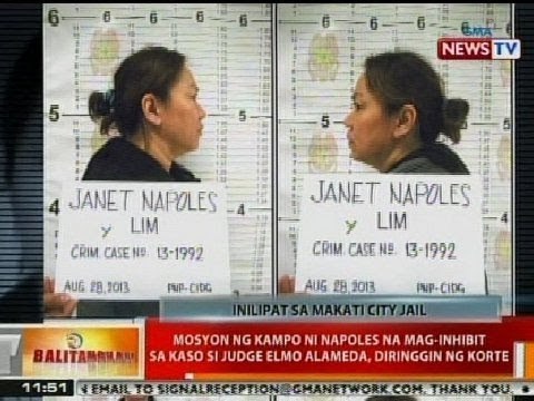 BT: Makati RTC, diringgin ngayong araw ang hiling ng kampo ni Napoles na mailipat ng kulungan