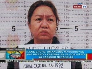 BP: Pagsuko ni Janet Napoles, umani ng iba't ibang reaksyon