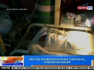 NTG: Ina ng inabandonang sanggol sa Malinao, Aklan, pinaghahanap