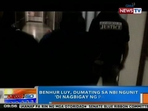NTG: Benhur Luy, dumating sa NBI ngunit 'di nagbigay ng pahayag kaugnay ng pagsuko ni Napoles