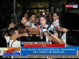 NTG: Panayam kay DILG Sec. Mar Roxas kaugnay sa pagsuko ni Janet Lim-Napoles kay PNoy kagabi