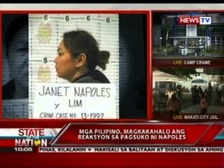 SONA: Mga Pilipino, magkakahalo ang reaksyon sa pagsuko ni Napoles