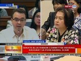 BT: Senate blue ribbon committee hearing kaugnay sa pork barrel scam