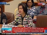NTVL: COA chair Tan, sumalang sa pagdinig ng Senado tungkol sa umano'y pork barrel scam