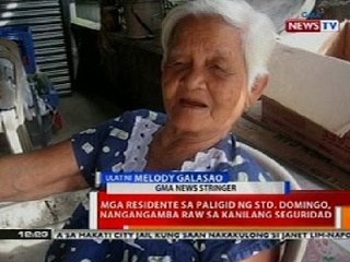 BT: Mga residente sa paligid ng Sto. Domingo, Laguna, nangangamba sa kanilang seguridad