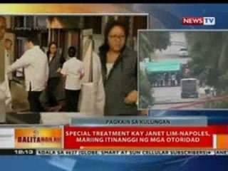 BT: Special treatment kay Napoles, mariing itinanggi ng mga otoridad