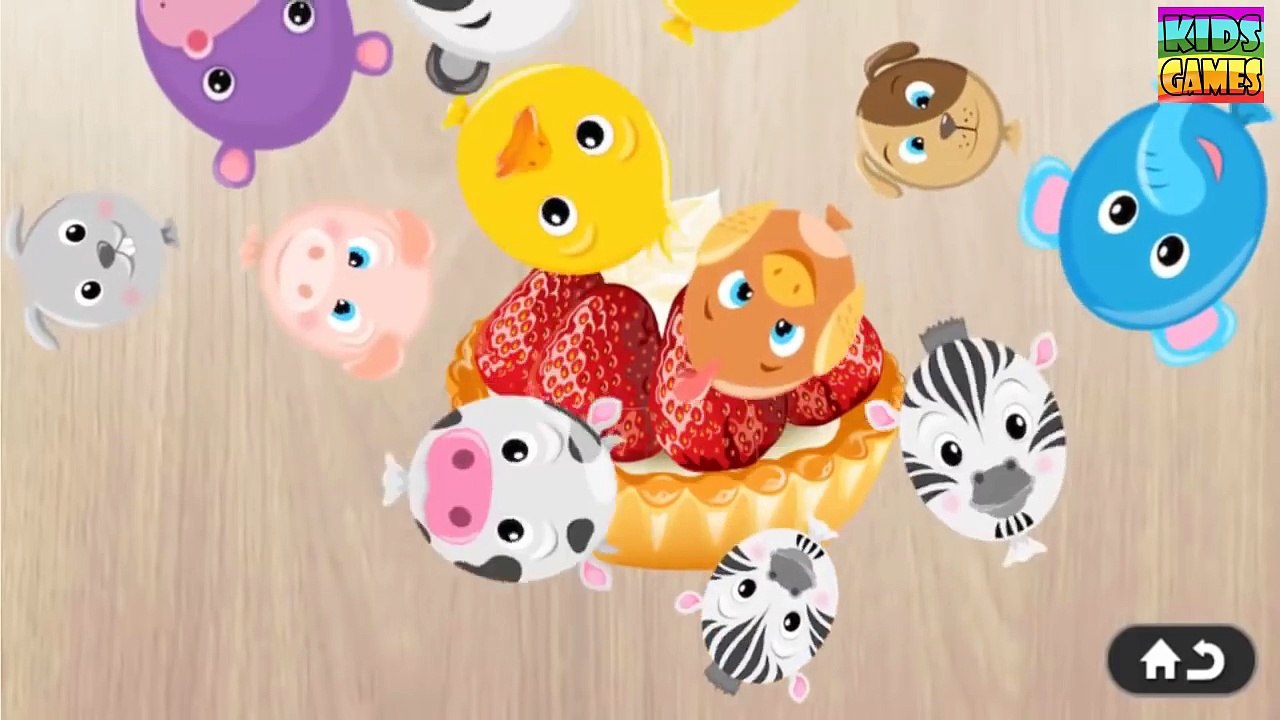 Puzzles For Kids: Learn names of desserts & Food. Game App for Kids.