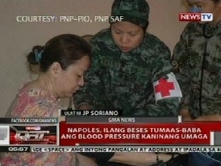 QRT: Napoles, ilang beses tumaas-baba ang blood pressure kaninang umaga