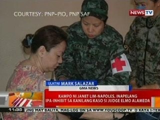 BT: Kampo ni Janet Napoles, inapelang ipa-inhibit sa kanilang kaso si Judge Alameda