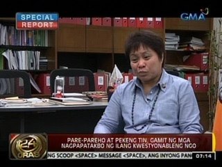Pare-pareho at pekeng TIN, gamit ng mga nagpapatakbo ng ilang kwestyonableng NGO