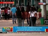 BP: Ilang Ilocano, nananawagang ipasa na bilang batas ang Freedom of Information bill
