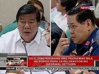 QRT: DILG, dinepensahan ang paghawak nila ng pondo para sa relokasyon ng iformal settlers