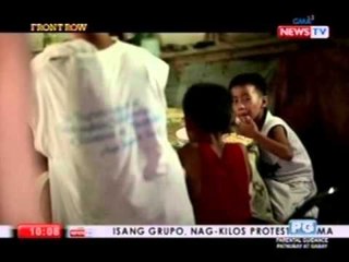 Front Row: Mga bata sa Brgy. Sapa Dos, nagkaka-bulate dahil sa dumi ng kapaligiran