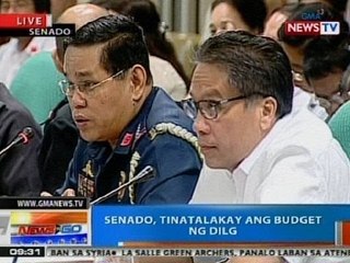 NTG: Senado, tinatalakay ang budget ng DILG