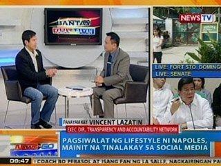 NTG: Pagsiwalat ng lifestyle ni Napoles, mainit na tinalakay sa social media
