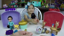 CUTEST DISNEY JASMINE & SNOW WHITE MINI-DOLLS Collection Toy Opening Kinder Surprise Egg Kids Toys