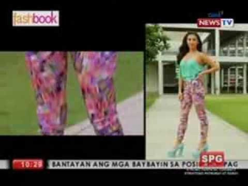 Fashbook: Solenn Heussaff's DIY tutorial on spicing up your leggings