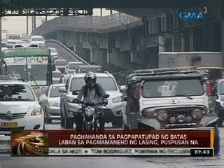 24 Oras: Paghahanda sa pagpapatupad ng batas laban sa pagmamaneho ng lasing, puspusan na