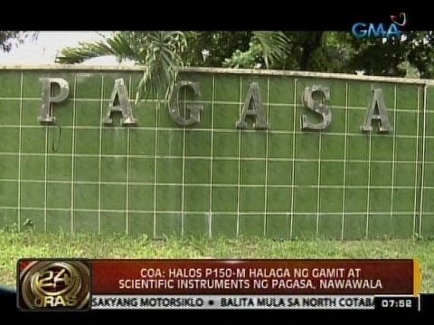 COA: Halos P150-M halaga ng gamit at scientific instruments ng Pagasa, nawawala