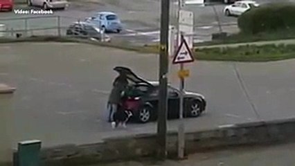 Ja me çfarë makine lëviz ky lypës!