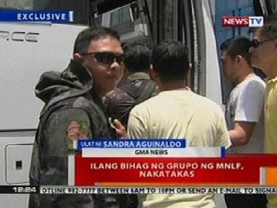 BT: Ilang bihag ng grupo ng MNLF sa Zamboanga, nakatakas