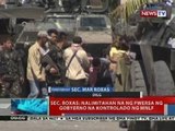 NTL : Sec. Roxas: Nalimitahan na ang pwersa ng gobyerno na kontrolado ng MNLF