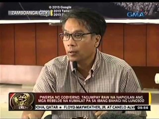 Pwersa ng gobyerno, tagumpay raw na napigilan ang mga rebeldeng kumalat pa