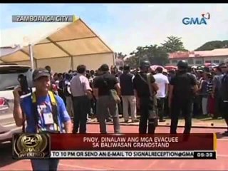 24 Oras: Bilang ng mga lumikas dahil sa kaguluhan sa Zamboanga, umabot na sa 60,000