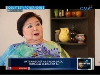 Saksi: Batikang chef na si Nora Daza, pumanaw sa edad na 84