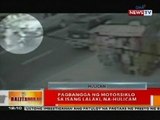 BT: Pagbangga ng motorsiklo sa isang lalaki sa Las Piñas, na-hulicam