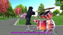 Crazy Finger Family Rhymes For Cartoon Children In 3D | Finger Family Gorilla