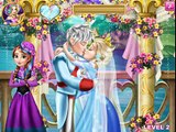 Kissing Games: Elsa Wedding Kiss, Elsa is kissing Jack, Elsa and Jack Frost are getting married