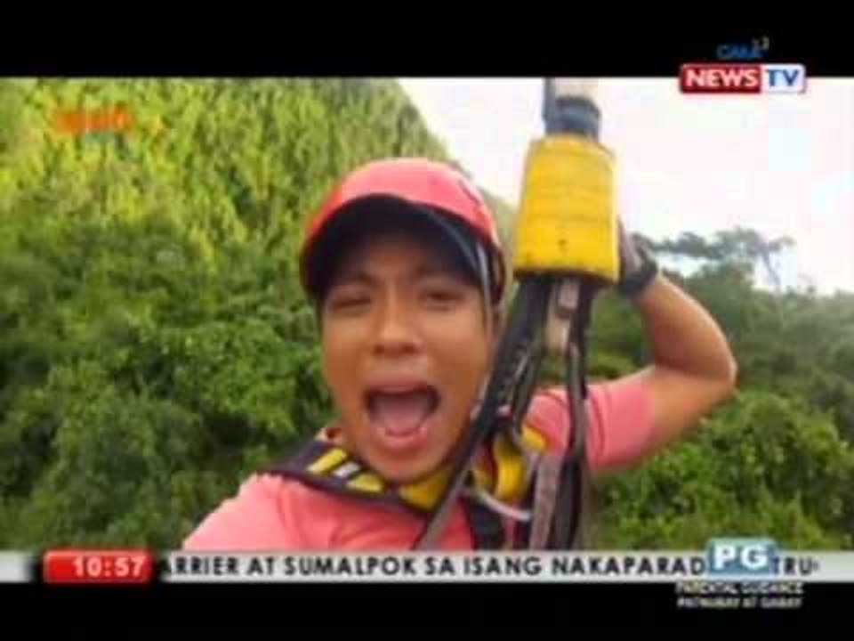 Drew Arellano takes 'The Plunge' in Bohol