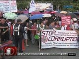 24 Oras: Ilang estudyante ng UP, Miriam at ADMU, nagsagawa ng kilos protesta