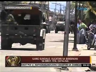 24 Oras: Ilang sundalo, sugatan sa bakbakan sa Brgy. Sta. Catalina, Zamboanga City