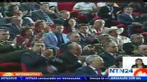 Al margen de la Asamblea, Maduro rindió cuentas bañado de aplausos de sus ministros y magistrados