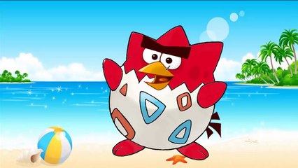 Angry Birds Red Birds Transforms into Pokemon Go My Little Pony Paw Patrol