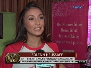 24 Oras: Solenn Heussaff, Anti-Breast Cancer Advocacy Ambassador na rin