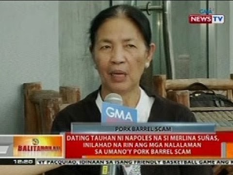 Dating tauhan ni Napoles na si Merlina Suñas, inilahad na rin ang mga nalalaman sa pork barrel scam