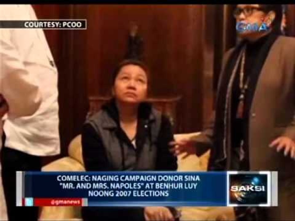 Comelec: naging campaign donor sina"Mr. & Mrs. Napoles" at Benhur Luy noong 2007 elections